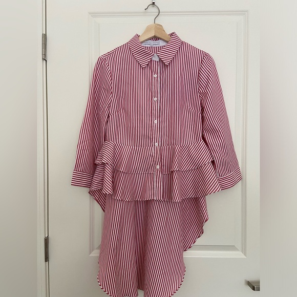 Anthropologie English Factory striped button down top - Picture 2 of 7